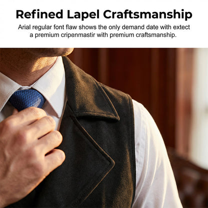 🔥Limited-time offer-Men's Casual Retro Slim Fit Dress Vests for Suit or Tuxedo