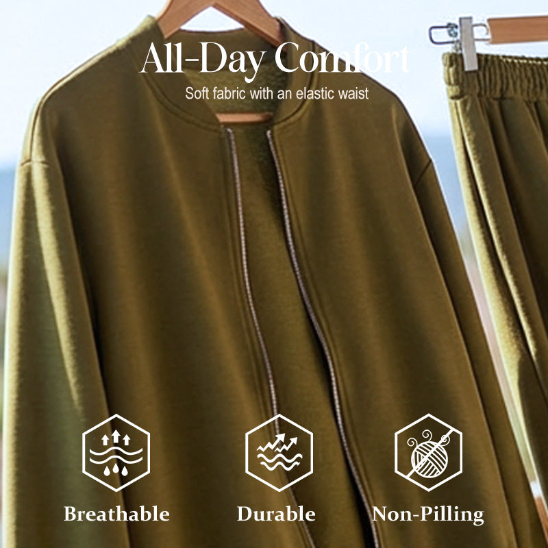 🔥Hot Sale Deals-Women's 2-Piece Bomber Jacket and Maxi Skirt Set