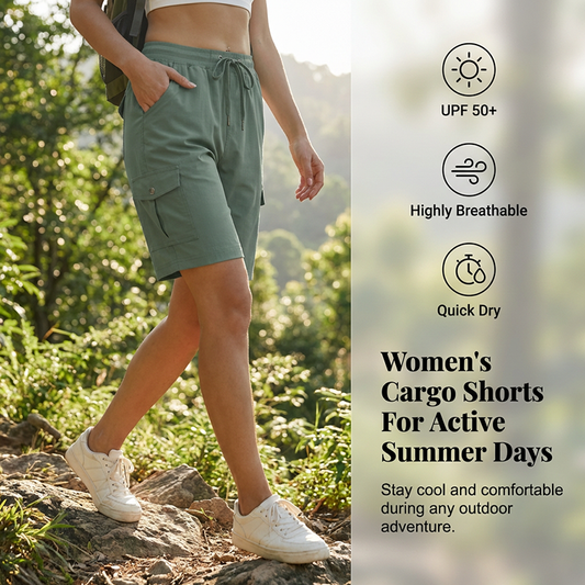 ⏳Time-Limited Special⏰Women's Quick-Dry Cargo Shorts with Pockets
