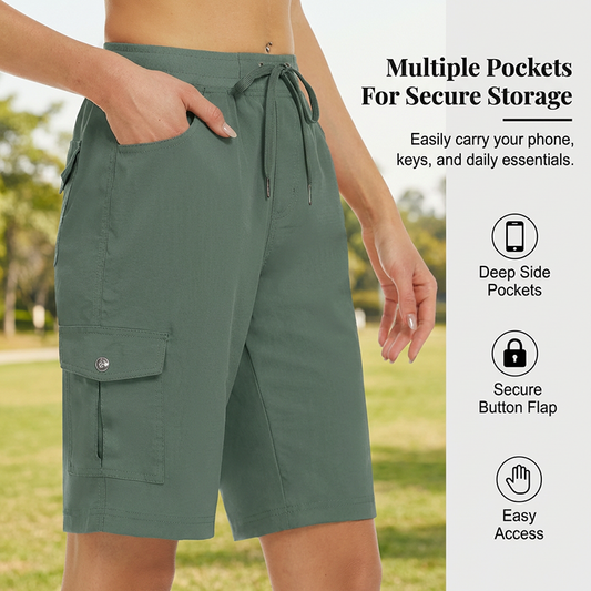 ⏳Time-Limited Special⏰Women's Quick-Dry Cargo Shorts with Pockets
