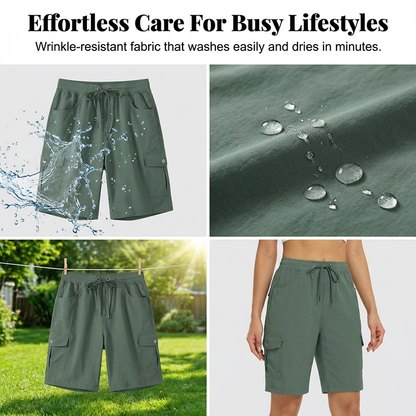 ⏳Time-Limited Special⏰Women's Quick-Dry Cargo Shorts with Pockets