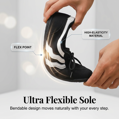 ⏳Time-Limited Special⏰Women's Retro Wave Stripe Lace-Up Sneakers