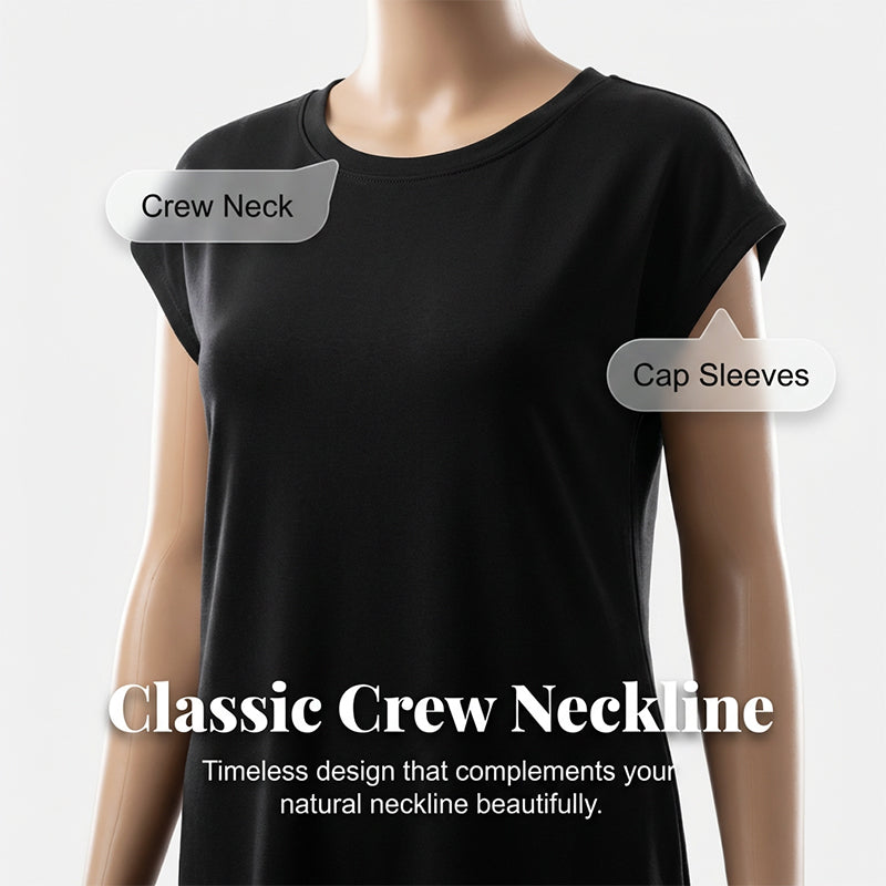 🔥Hot Sale 49% OFF⏳Women's Casual Short Sleeve T-Shirt Dress🌟 Effortlessly Stylish. All-Day Comfort 👗