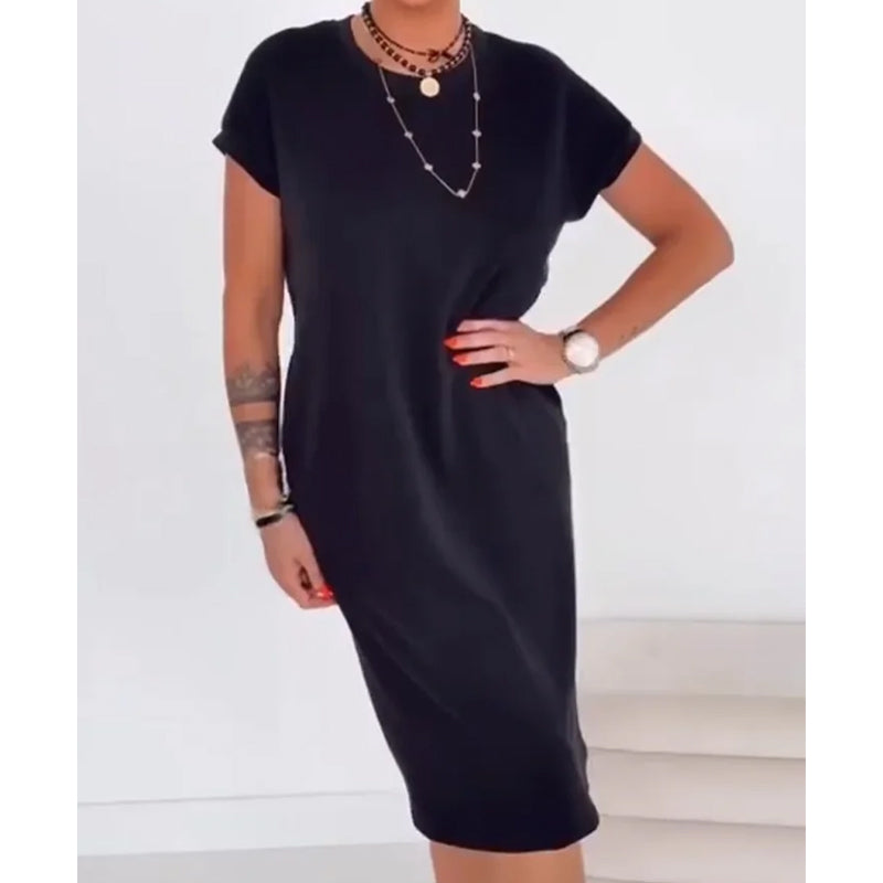 🔥Hot Sale 49% OFF⏳Women's Casual Short Sleeve T-Shirt Dress🌟 Effortlessly Stylish. All-Day Comfort 👗