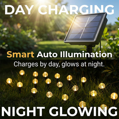 XAKAVA® Waterproof Solar String Lights - 30 Pack LED Solar Lights with Auto On/Off