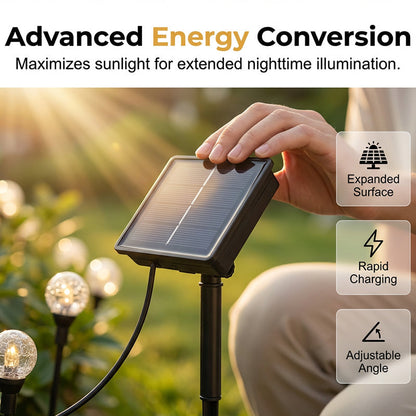 XAKAVA® Waterproof Solar String Lights - 30 Pack LED Solar Lights with Auto On/Off