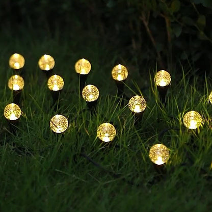 XAKAVA® Waterproof Solar String Lights - 30 Pack LED Solar Lights with Auto On/Off