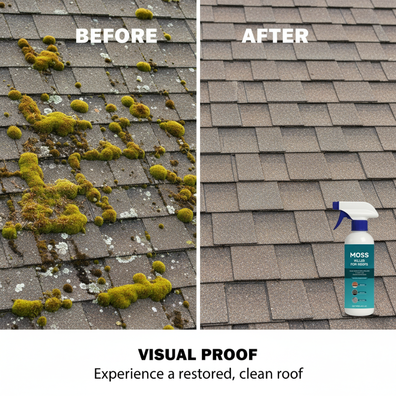 🌧️ Multi-Surface Roof Moss & Algae Cleaner Spray – Spray. Rinse. and Watch It Shine! 🏠✨ Tough on moss. gentle on plants – a cleaner roof in minutes. 🌿💧