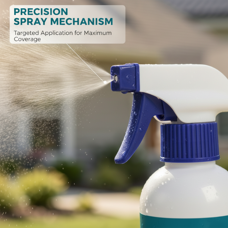 🌧️ Multi-Surface Roof Moss & Algae Cleaner Spray – Spray. Rinse. and Watch It Shine! 🏠✨ Tough on moss. gentle on plants – a cleaner roof in minutes. 🌿💧