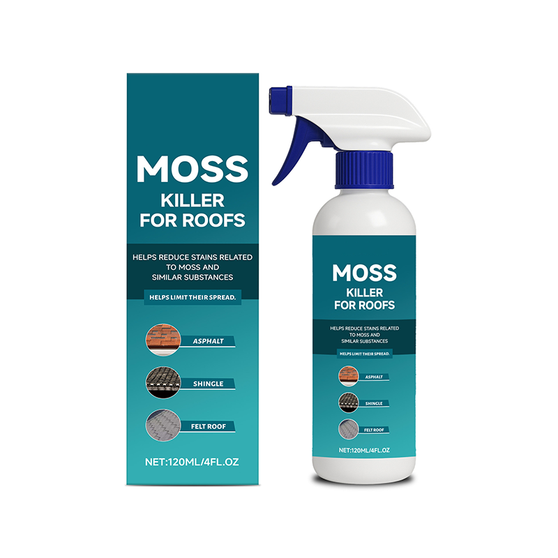 🌧️ Multi-Surface Roof Moss & Algae Cleaner Spray – Spray. Rinse. and Watch It Shine! 🏠✨ Tough on moss. gentle on plants – a cleaner roof in minutes. 🌿💧