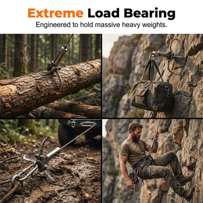 ⏰🔥LIMITED TIME 50% OFF! ⚓ Stainless Steel Folding Grappling Hook – Strong. Durable & Portable for Outdoor Adventures 🏞️✨