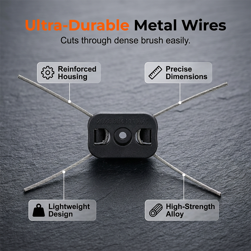 ⏰🔥LIMITED TIME 50% OFF! ⚡ Heavy-Duty Steel Wire Weed Eater Head – Durable. High-Performance & Perfect for Lawn & Garden Maintenance ✨🌿
