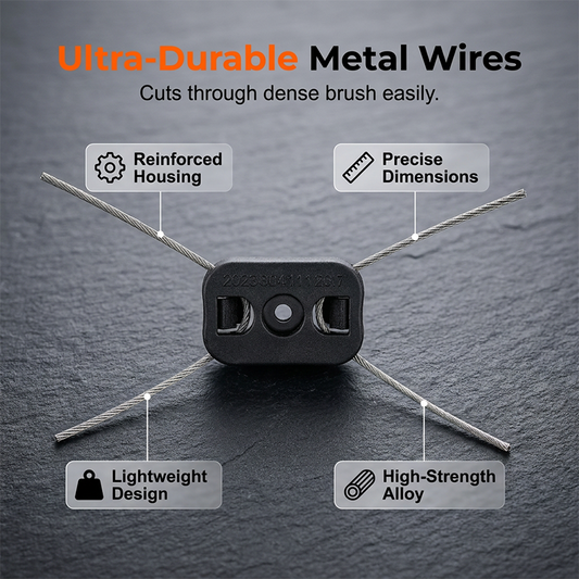 ⏰🔥LIMITED TIME 50% OFF! ⚡ Heavy-Duty Steel Wire Weed Eater Head – Durable. High-Performance & Perfect for Lawn & Garden Maintenance ✨🌿